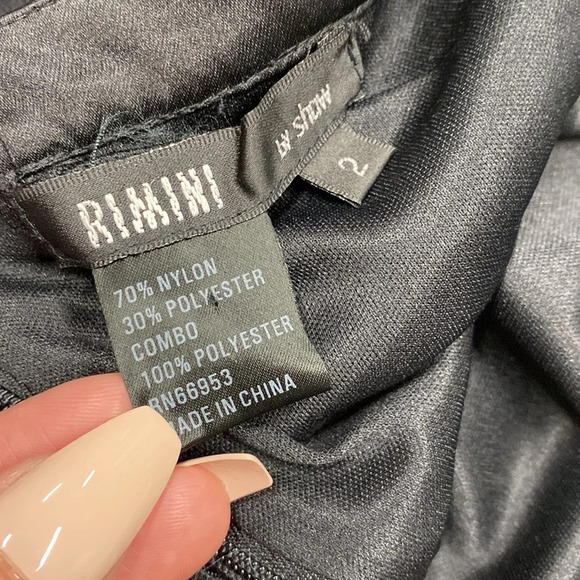 Rimini by show formal black halter maxi dress size 2 - Picture 5 of 8